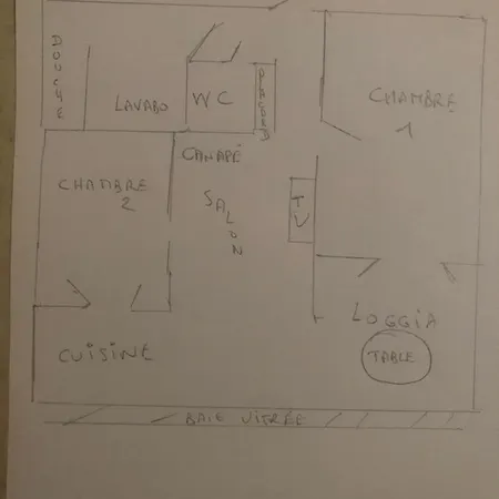 T3 Vue Sur Mer, Renové à Neuf, 4 à 6 Pers,65 M2-500 M De La